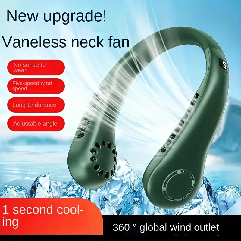 CoolBreeze™ Cooling Neck Fan – Beat the Heat Anywhere (Buy 1 Get 1 FREE)