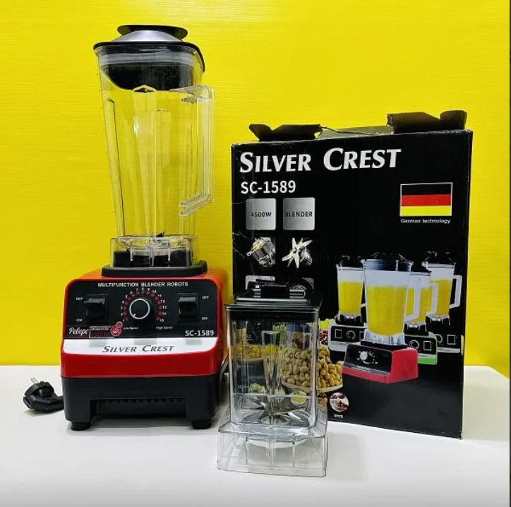 Silver Crest 4500W Blender SC-1589 – Professional High Speed Mixer Grinder UAE