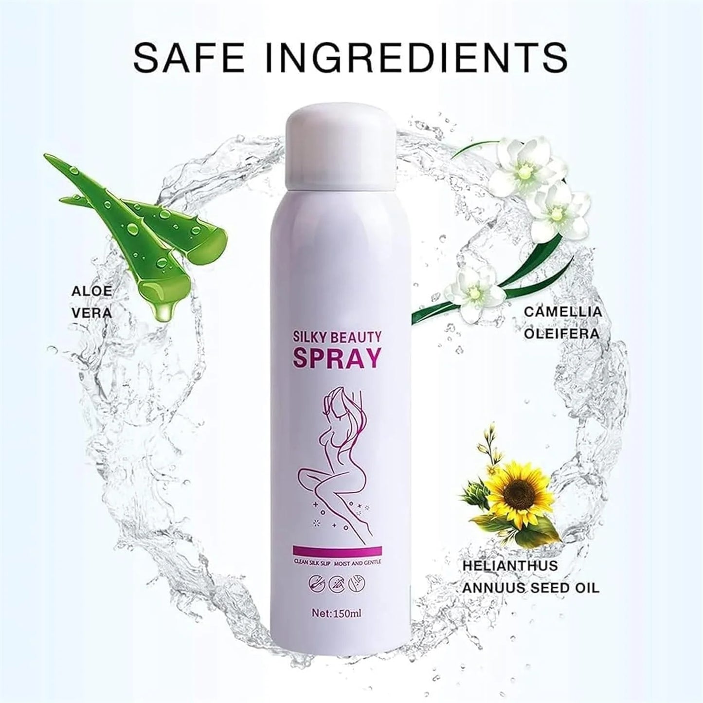 Natural Silky Beauty Spray Depilador – 150ml