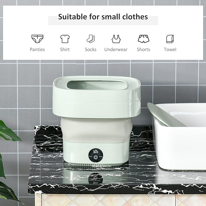 Foldable Mini Laundry Machine - Free Shipping cash on delivery across UAE